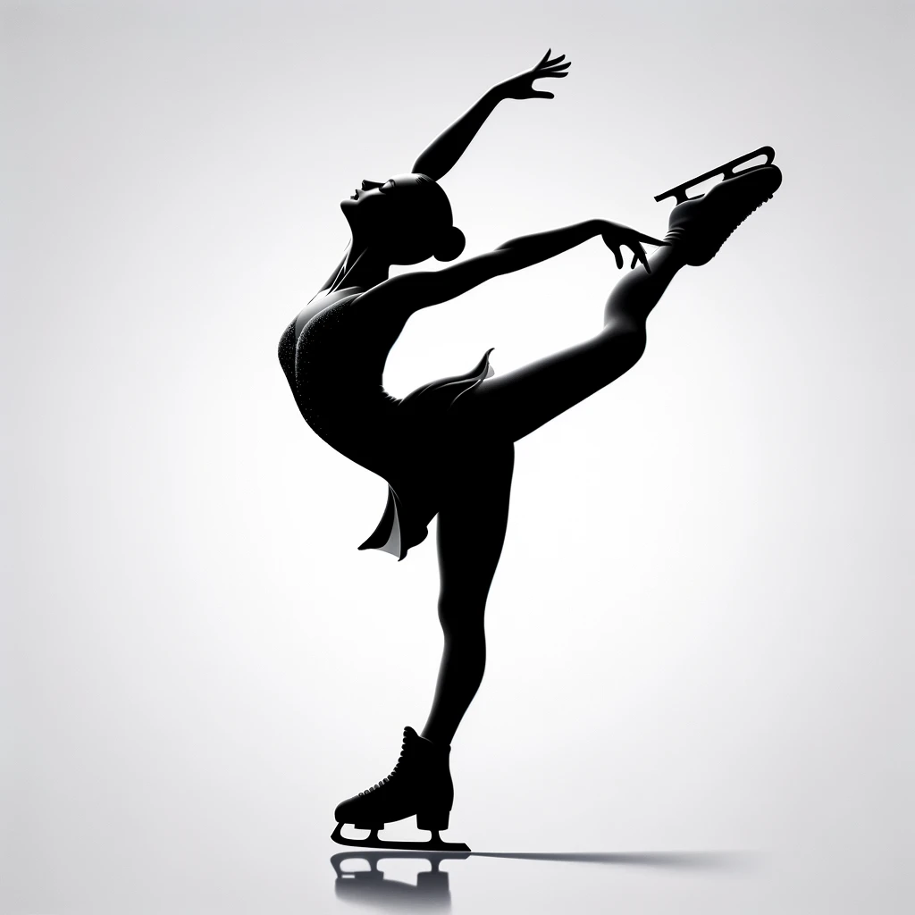 figure skating silhouette
